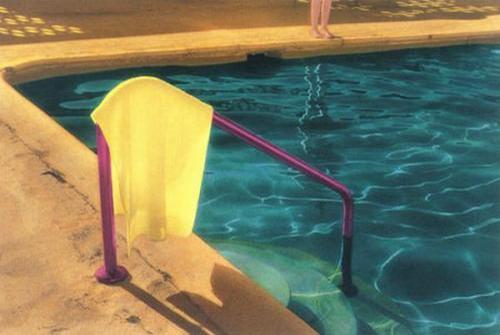 Pool with Yellow Towel