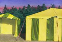 Yellow and Green Tents